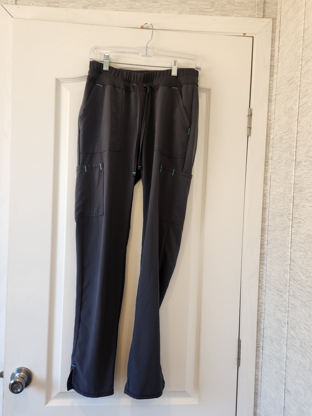 Scrubstar Womens Gray Scrub Drawstring Pants XS Euc